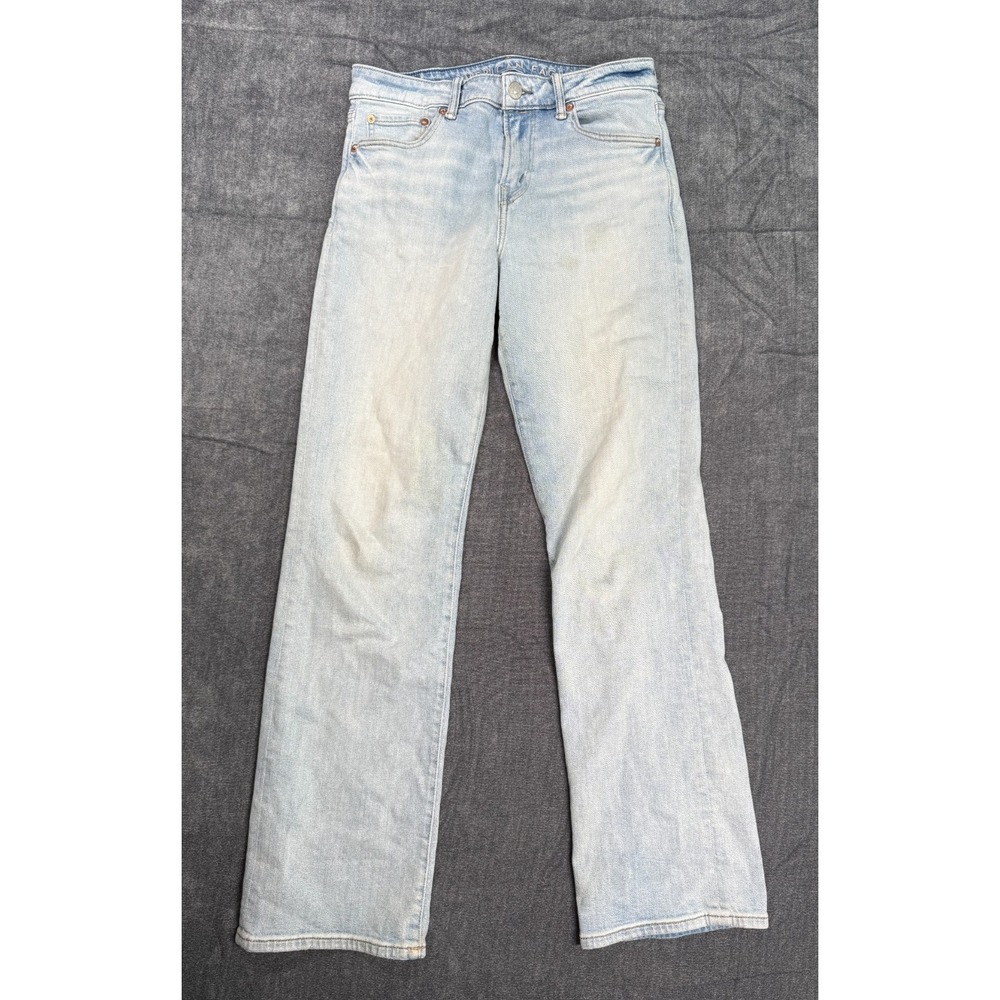 American Eagle AirFlex Original Bootcut Jeans Mens 30x30 Light Wash Stretch